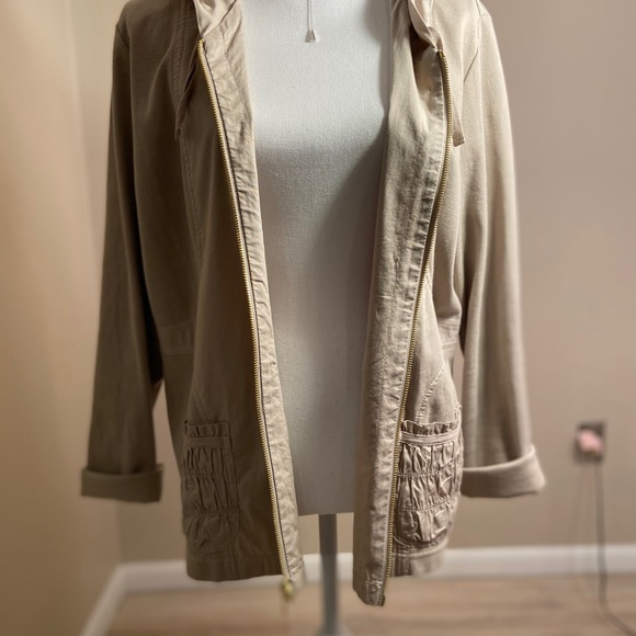 EILEEN FISHER COTTON JACKET - Picture 7 of 9